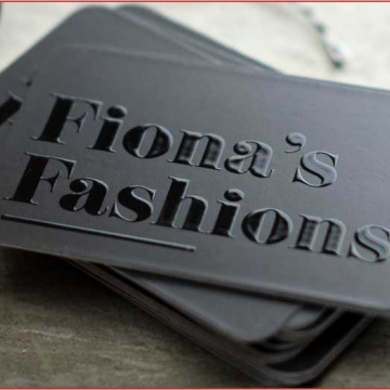 Kalın Kabartmalı Karvizit