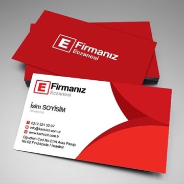 Çift Yön Mat Selefon Kartvizit