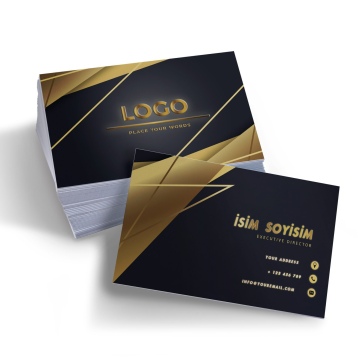 Çift Yön Parlak Selefon Kartvizit 